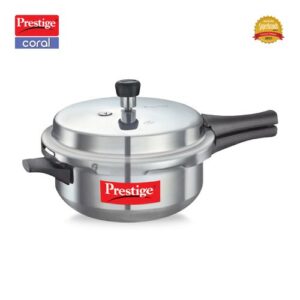 Prestige Popular Virgin Aluminium Senior Deep Pan Pressure Cooker, 6 L (Silver)