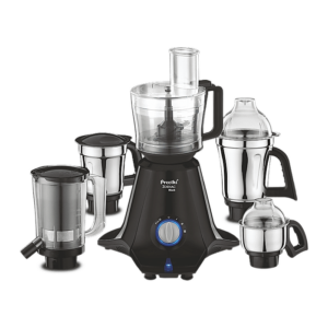 Preethi Zodiac Black Mixer Grinder 750 Watt, 5 Jars , 5 Yr Motor Warranty