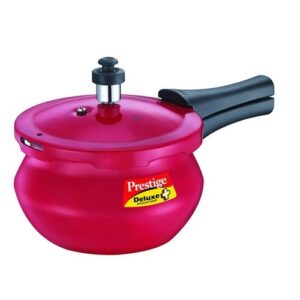 Prestige Deluxe Plus Aluminium Pressure Baby Handi 2 Litre - Red