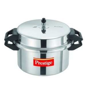 Prestige Money Saver Virgin Aluminium Pressure Cooker, 16 L (Silver)