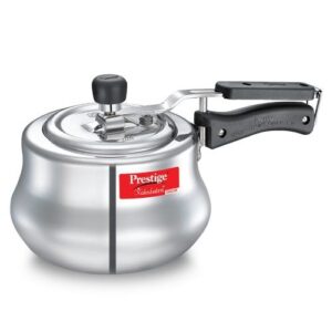 Prestige Nakshatra Plus Svachh Aluminium Spillage Control Handi Pressure Cooker (Silver)