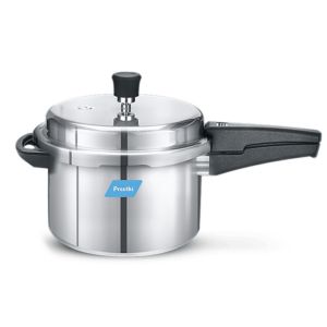 Preethi Pressure Cooker Outer Lid Induction Base Aluminium 5L