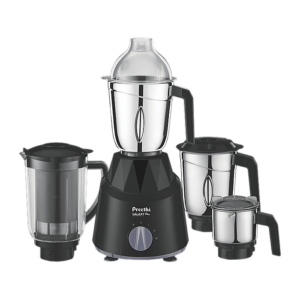 Preethi Galaxy Plus Mixer Grinder750 Watt, 4 Jar , 5 Yr Warranty (Black)