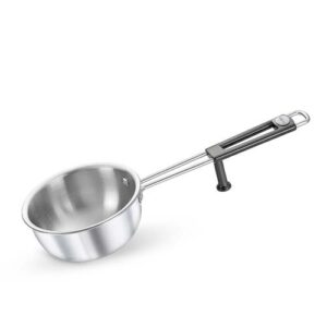Prestige Tri Ply Splendor Tadka Pan 13 Cm 550Ml Stainless Steel Cookware