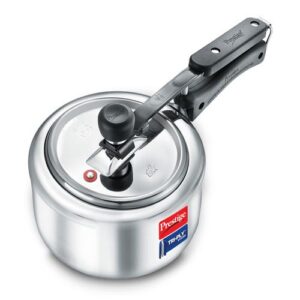 Prestige Triply Svachh Spillage Control Inner Lid Induction Bottom Pressure Cooker