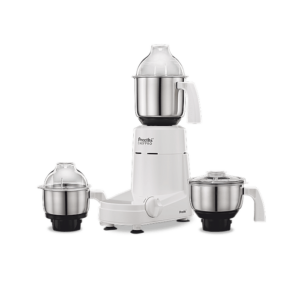 Preethi Chef Pro Mixer Grinder 750 Watt with 3 Jars (White)