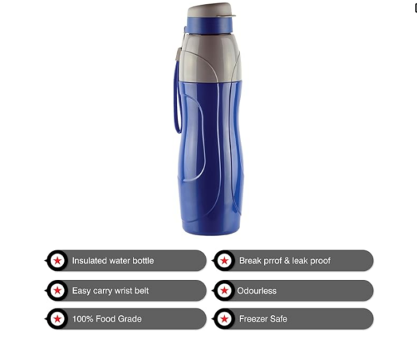 CELLO PURO SPORTS INSULATED WATER BOTTLE-600ml - Image 4