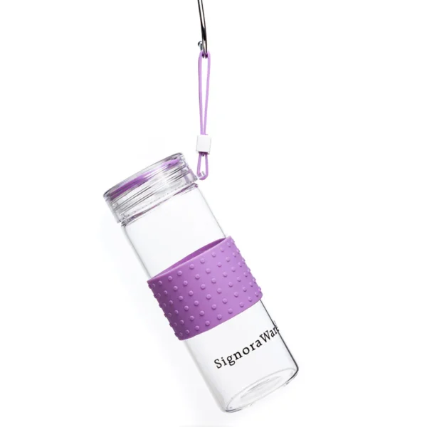 Signoraware Aqua Mist 420 ml Borosilicate Glass Bottle - Image 3