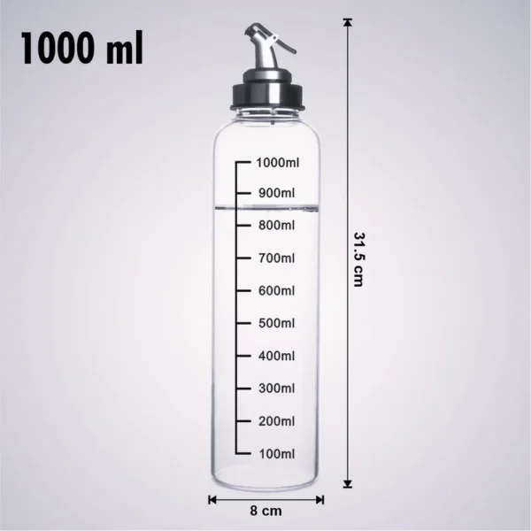 Signoraware Eze Flow Glass Oil Dispenser 1 Ltr.(Borosilicate Glass) - Image 2