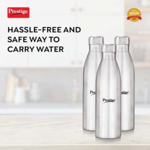 Prestige Single Walled Water Bottle PSSB 03 SS - 1L
