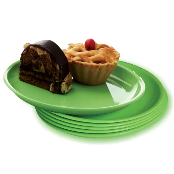 Signoraware Half Plate Round (Set/6) Mirror Finish