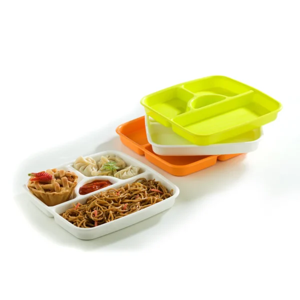 Signoraware Serving Thali Square (Set/3)