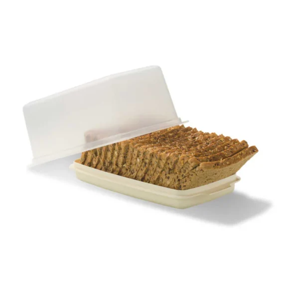 Signoraware Bread Box(Cover Type) | Dual Use Bread Holder/Airtight Plastic Food Storage Container for Dry or Fresh Foods -2 in 1 Bread Bin- Loaf Cake Keeper/Baked Goods -Keeps Bread Fresh
