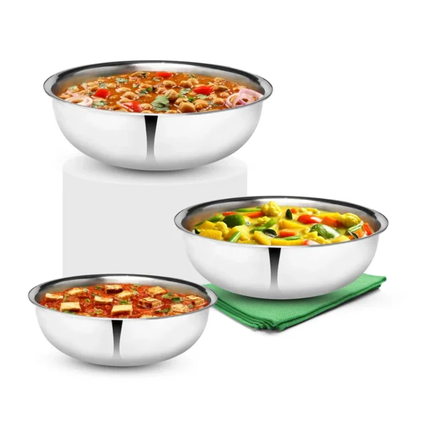 Signoraware Tri-Ply Shallow Tasla Set/3 (20cm,22cm,24cm)