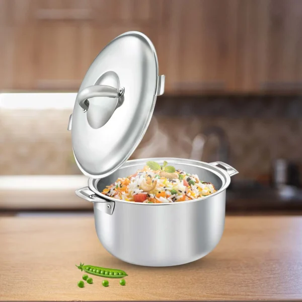 Signoraware Blaze 'N' Cool Casserole 1500ml | Double Wall for Serving Cooked Food and Storing Hot Food | HOT and WARM for Long Hour for Home Canteen Picnic use - Image 4