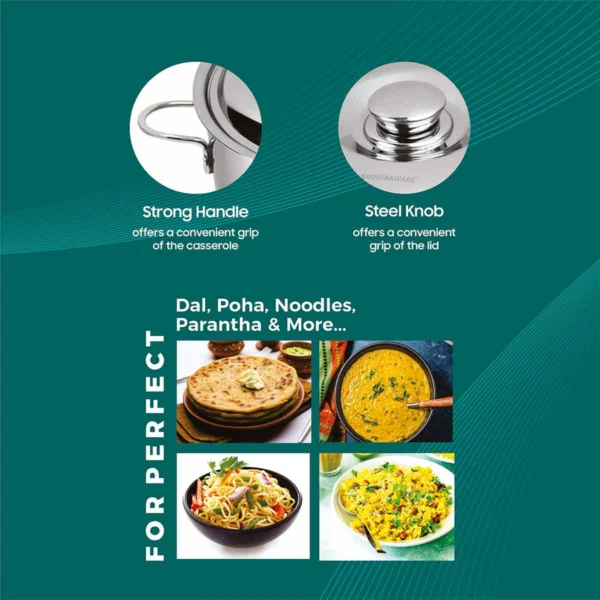 Signoraware Therma Casserole with Steel Handle (5500 ml.) - Image 2