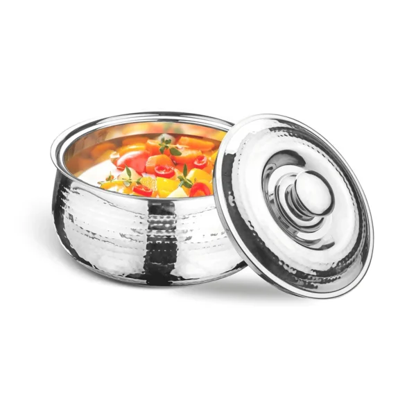Signoraware Hot Delight Casserole Hammered 1500ml | Keep Food Hot for longer time
