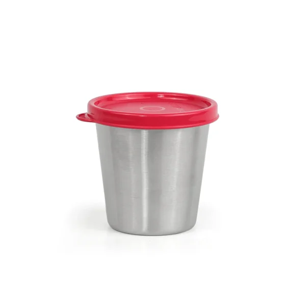 Signoraware Bitsy Food Container / Tumbler Steel 225 ml
