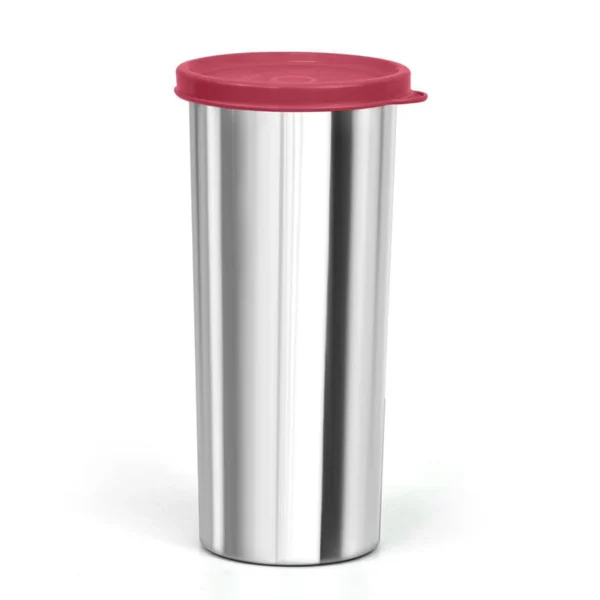 Signoraware Jumbo Tumbler Steel 500 ml.| Drinking Cups | Reusable Travel Tumbler With Leakproof Lids | To-Go Drink Cups for Juice, Smoothie, Iced Coffee, Milkshake, Cold Drinks & Snacks - Image 2