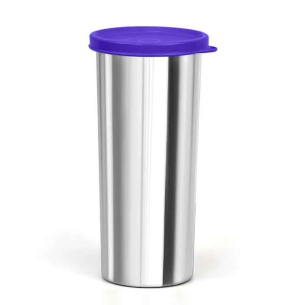 Signoraware Jumbo Tumbler Steel 500 ml.| Drinking Cups | Reusable Travel Tumbler With Leakproof Lids | To-Go Drink Cups for Juice, Smoothie, Iced Coffee, Milkshake, Cold Drinks & Snacks - Image 3