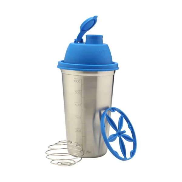 Signoraware Shake 'N' Shake Steel, 650ml.| Steel Protein Shake Bottle for Meal Replacement Shakes & Smoothies, Beverages, Mixing Salad Dressing & Sauces, Margarita, More - Image 2
