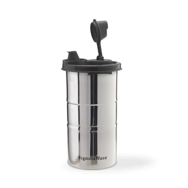 Signoraware Easy Flow Steel Oil Dispenser 650ml - Image 3