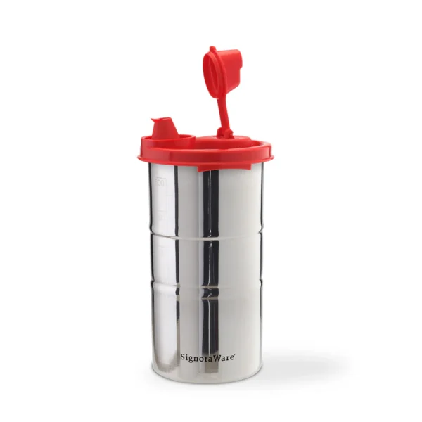 Signoraware Easy Flow Steel Oil Dispenser 650ml - Image 2