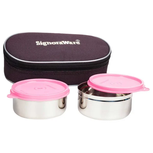 Signoraware Midday Steel Lunch box - Image 4