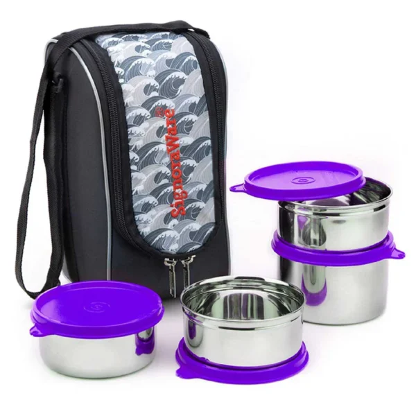 Signoraware Executive Hot Steel Lunch Box - Image 3