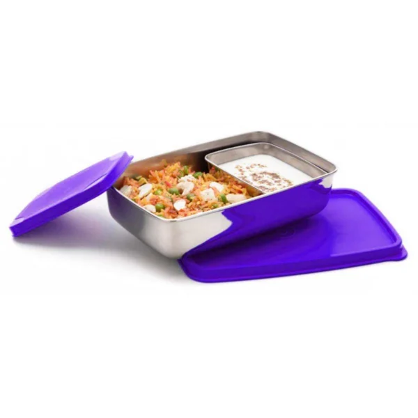 Signoraware Compact Steel Lunch Box (Small) - Image 3