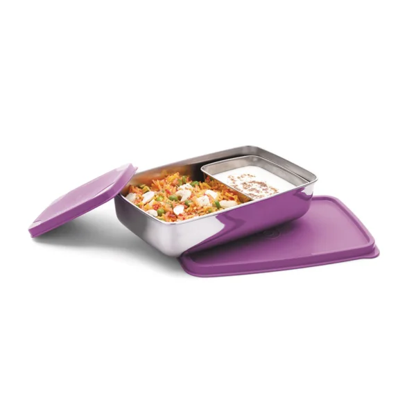 Signoraware Compact Steel Lunch Box (Small) - Image 5