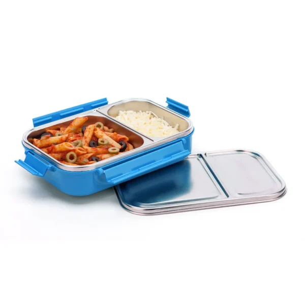 Signoraware Slim Steel with Steel Lid Lunch Box, 1000ml - Image 3