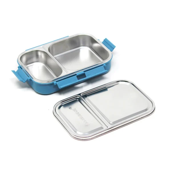 Signoraware Slim Steel with Steel Lid Lunch Box, 1000ml - Image 5