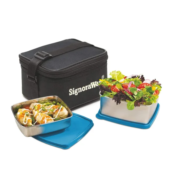 Signoraware Quick Carry Steel Lunch Box - Image 2