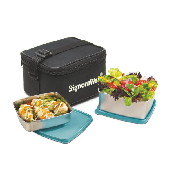 Signoraware Quick Carry Steel Lunch Box - Image 3