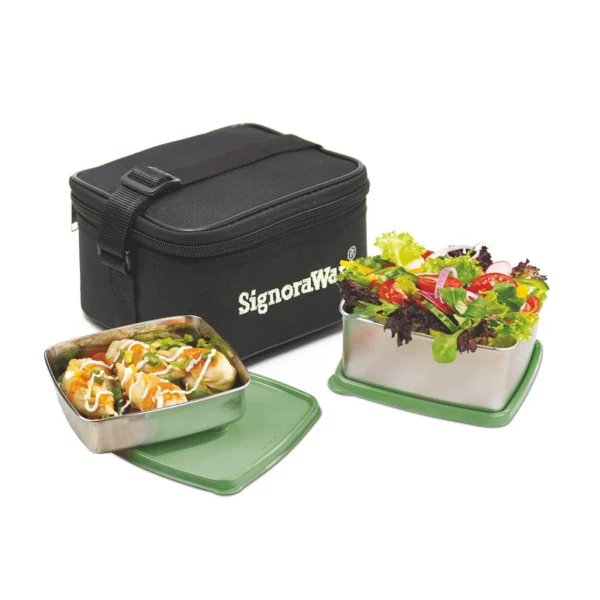 Signoraware Quick Carry Steel Lunch Box - Image 4