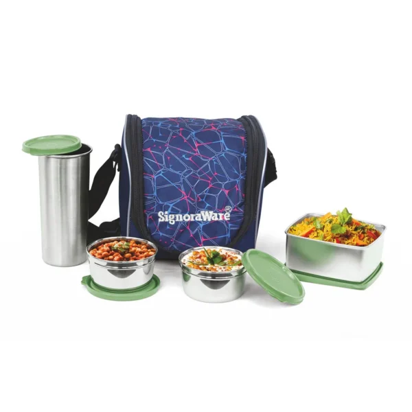 Signoraware Best Steel Jumbo Lunch Box - Image 2