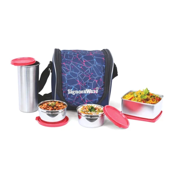 Signoraware Best Steel Jumbo Lunch Box