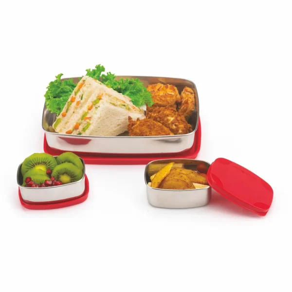 Signoraware Hot Shot Steel Lunch Box
