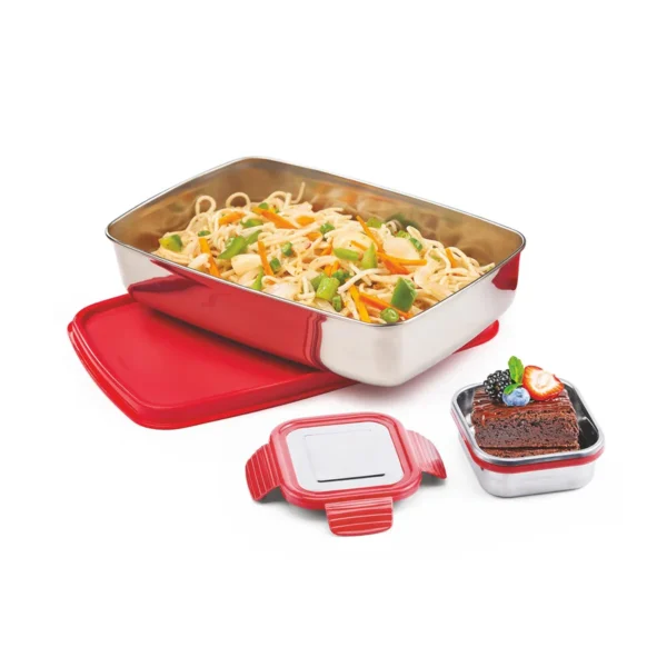 Signoraware Munch-Mate Steel Lunch Box (Small)