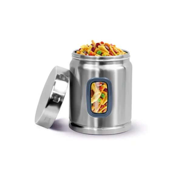 Signoraware Modular Steel Container Deluxe (Window Round) 1000 ml