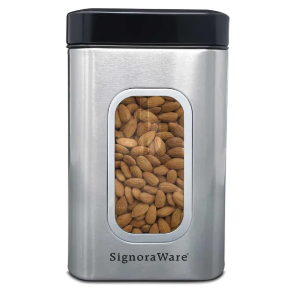 Signoraware Modular Steel Cont 1400 ml Square(Matte)