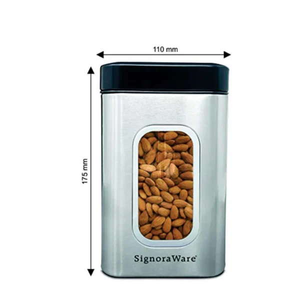 Signoraware Modular Container Square 1.8 ltr. ( Matte finish ) - Image 2
