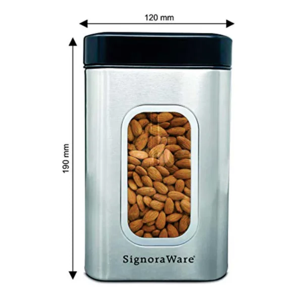 Signoraware Modular Container Square 2.3 ltr. (Matte finish) - Image 2