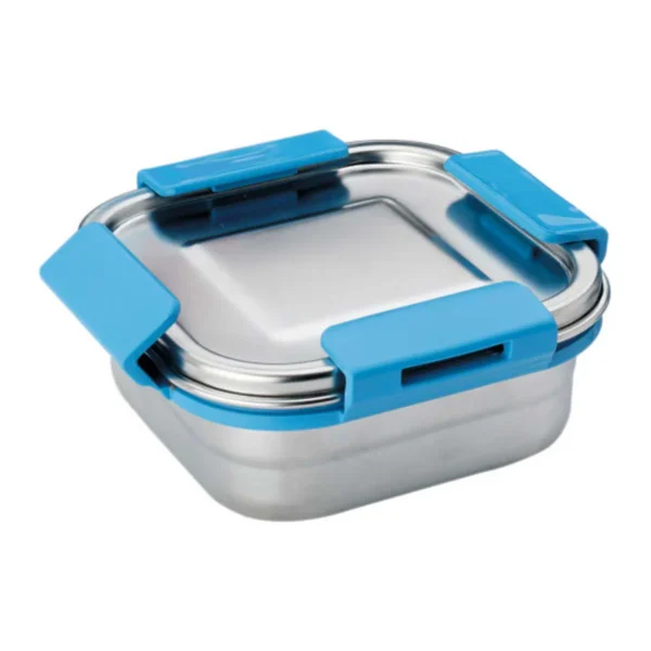 Sognoraware Squarex Steel Box with Steel Lid 350 ml - Image 2