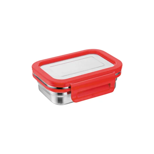 Signoraware Lock N Store Steel Rectangular 200 ml. with Steel Lid