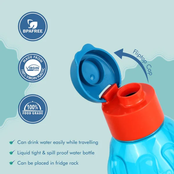 Signoraware FlipTop Aqua Fresh Bottle 1 Litre (1 Piece) - Image 7