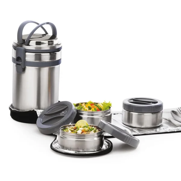 Signoraware Signature Vacuum Steel Lunch Box Big