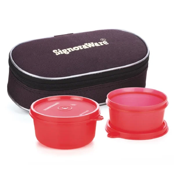 Signoraware Mid-Day Lunch Box With Bag