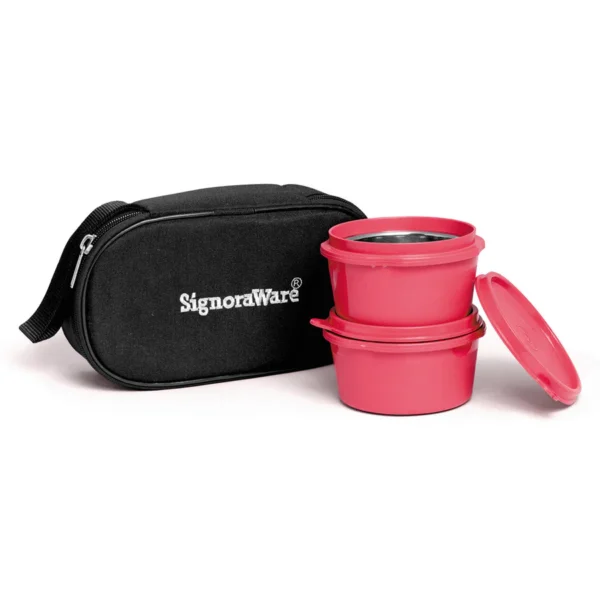 Signoraware Microsafe Midday Steel Lunch Box